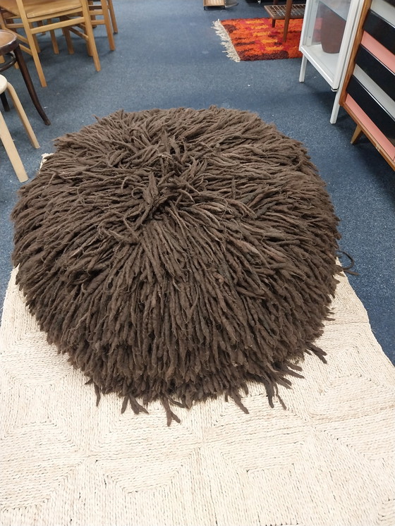 Image 1 of 1 x Pouf Rasta di Paolo Haubert per Avec Arcade Italy diametro 90 cm