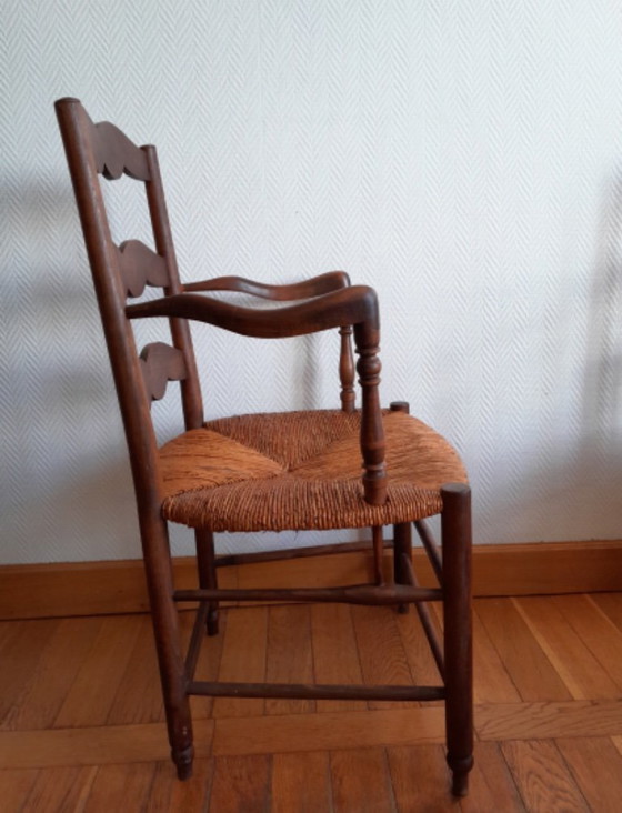 Image 1 of 2x nursery chairs, Provençal style, 19th century