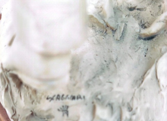 Ensemble de 3 statues de Capodimonte, vintage, en bon état – Sculptures, Porcelain, Wood (photo 8 of 8)