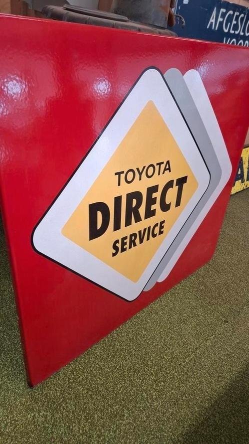 Toyota Direct Service Advertising Board | 90 x 80 cm | Vintage Style