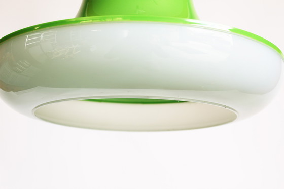 Image 1 of Spage Age Vintage Pop art hanglamp van Massive, België 1970's