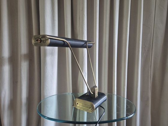 Image 1 of Lampada Juno Eileen Gray nera e oro