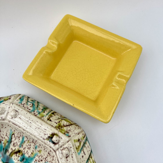 Image 1 of Mid-century ceramic ashtrays – collection, West Germany ca. 1955–1970