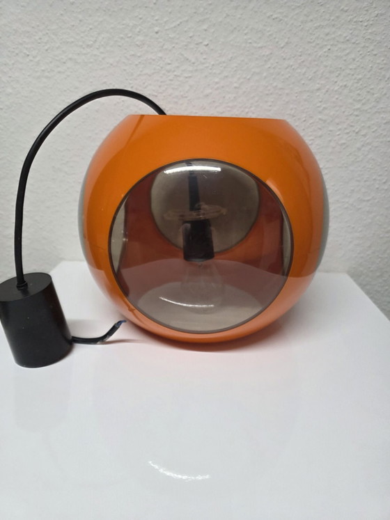 Lampada a sospensione 'Bug Eye' Space Age arancione massiccia vintage anni '70 – Lampade a sospensione, Altro (photo 8 of 11)