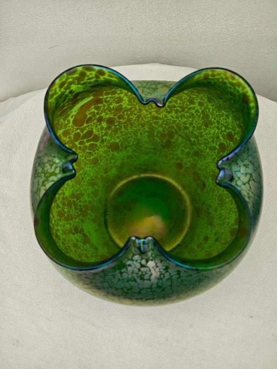 Johann Loetz Witwe - Vaso Art Déco Iridiscente – Vasi, Glass (photo 4 of 8)