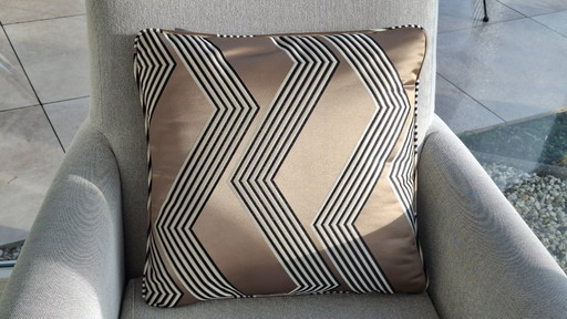 Eichholtz elegante Zierkissen in Gold-Bronze - Neu!