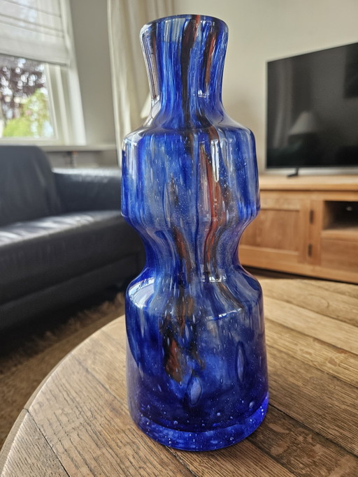 XL Vintage 'Flora' Art Glass Vase – František Koudelka (1970s) – Perfect condition!