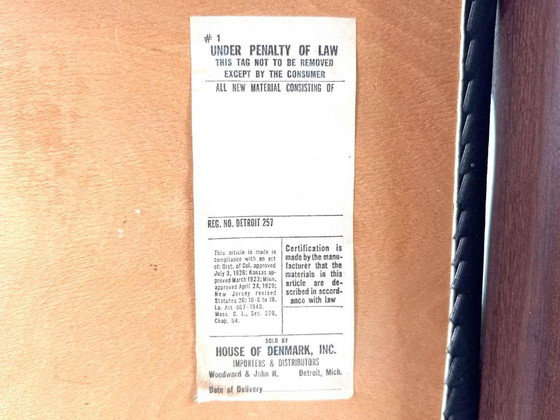 Image 1 of Sedia dal design vintage danese modello 68 'Fire' di Andersstrup Møbelfabrik