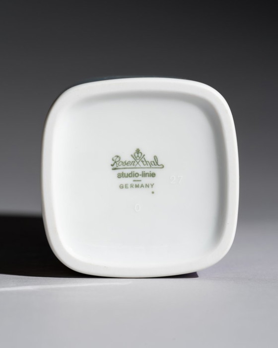 Image 1 of Vintage Chic Dorothy Hafner Rosenthal Vase Duo Germany 1980s Memphis Era Style