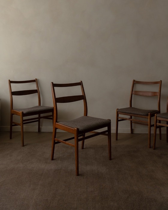 Image 1 of Set di 4 sedie da pranzo vintage Minett, Yngve Ekström, Troeds, Svezia - Sedie scandinave