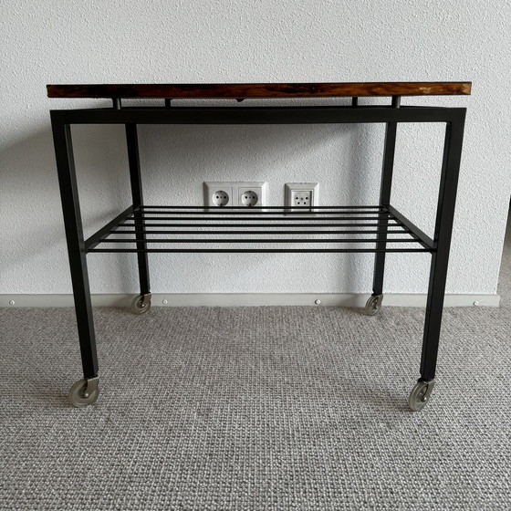 Image 1 of Sixties Roltafel/Side Table Teakfineer