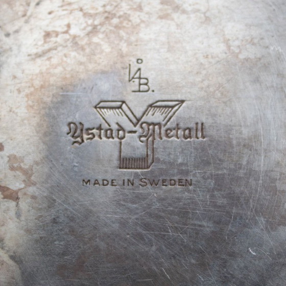 Image 1 of Set di portacandele in argento di Ystad-Metall