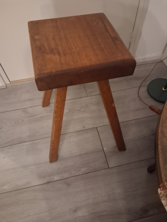 Image 1 of Bellissimo sgabello vintage, pesante.