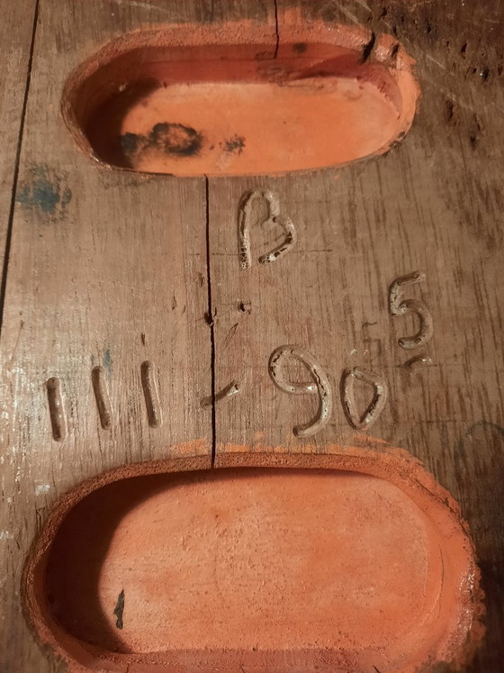 Image 1 of old wooden textile stamp