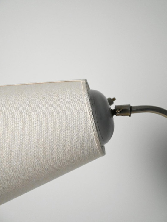 Image 1 of Scandinavian Mid-Century floor lamp in oak and metal