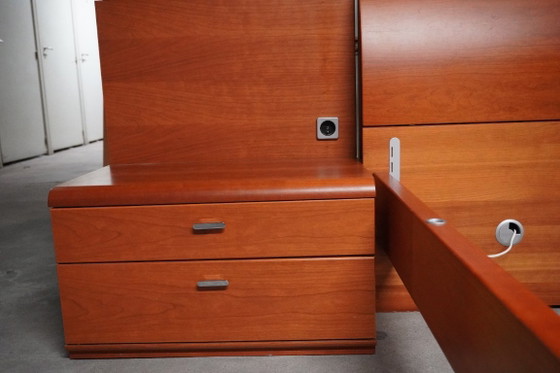 Magnifique ensemble Hulsta : lit, tables de chevet, commode – Hülsta, Lits 2 places, Metal, Wood (photo 3 of 5)
