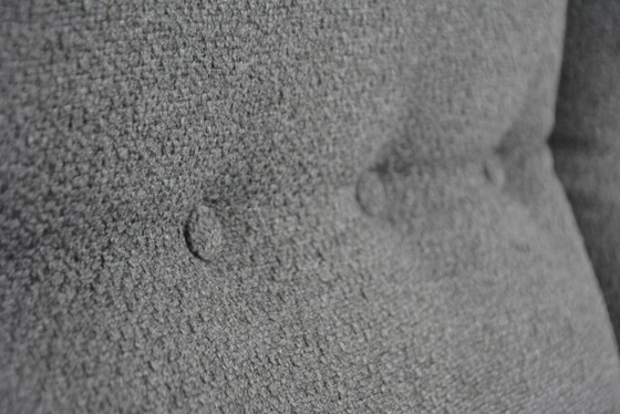 Image 1 of Anthracite grey bench seat from the 1970s
