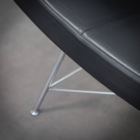 Image 1 of Poltrona Coconut in pelle, disegnata da George Nelson per Vitra, 1955.