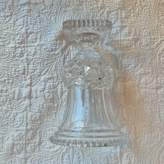 Kristallvase signiert Art Vannes France – Medici-Form – 28 cm – Vasen, Crystal (photo 6 of 12)