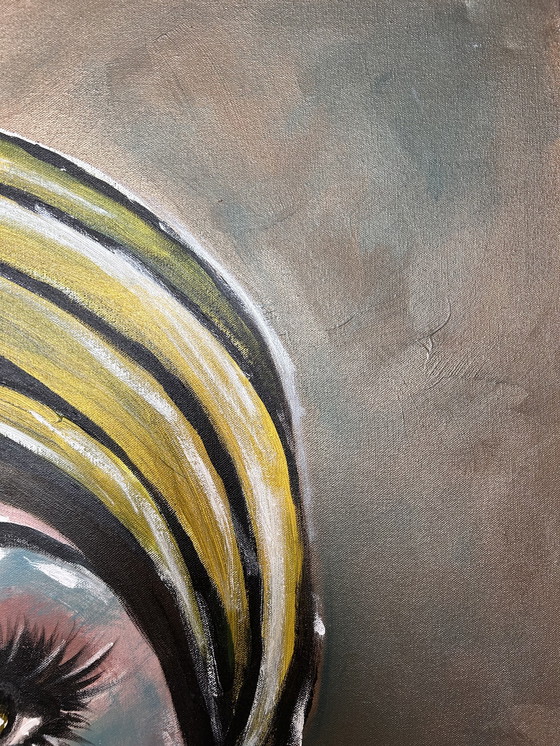 Image 1 of Schilderij Acryl Op Katoen 100 x 100