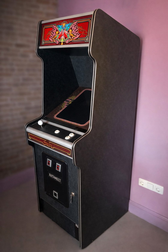 Image 1 of Macchina arcade d'epoca - Mobiletto Hellomat - 50 giochi - Restaurato - Con ricevuta