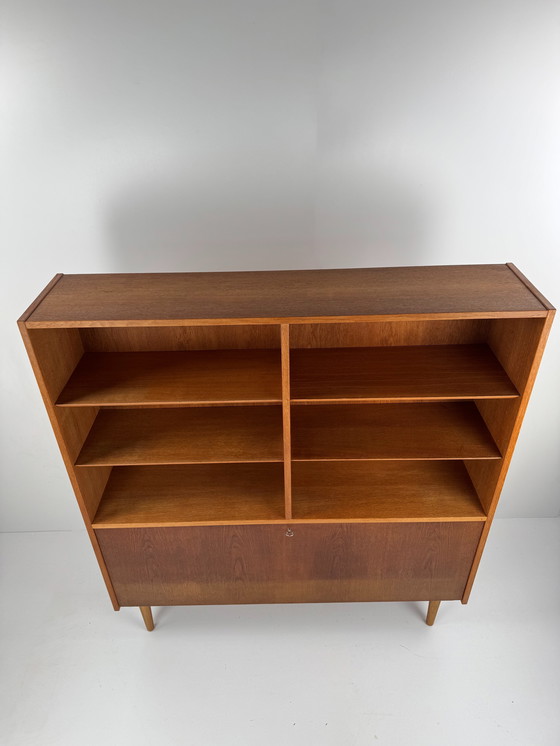 Image 1 of Oak Bookcase by Poul Hundevad – Danish Mid-Century Design