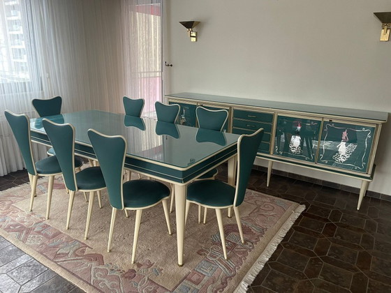 Image 1 of Set da pranzo italiano completo di metà secolo di Umberto Mascagni - anni '50-'60