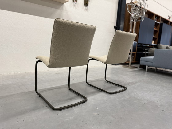 Image 1 of 2 Leolux Freyr Dining Chairs Alto fabric