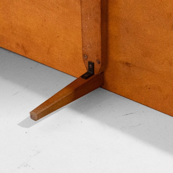 1x 1960s Vintage Teak Sideboard with Drawers in Scandinavian Style – Wood (photo 26 of 27)