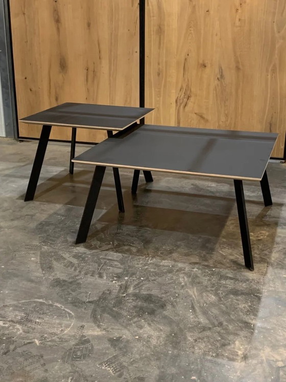 Image 1 of Tables basses en noir phénix