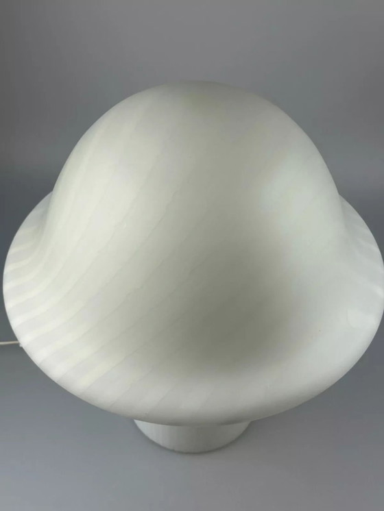 Image 1 of XL 60's 70's Peill & Putzler Germany Lampe de table Mushroom verre Space Age