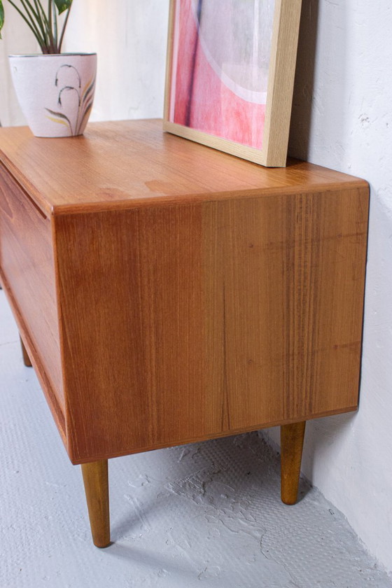 Image 1 of Vintage Teak Lowboard Sideboard Chest of Drawers Danish Mid-Century 1960s