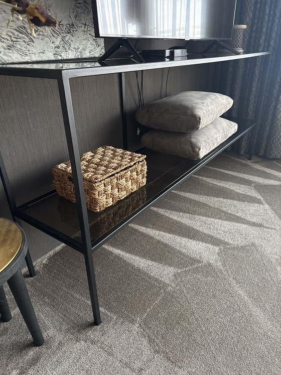 Side-Table Glas En Metaal – tv-meubelen, Metal (photo 2 of 5)