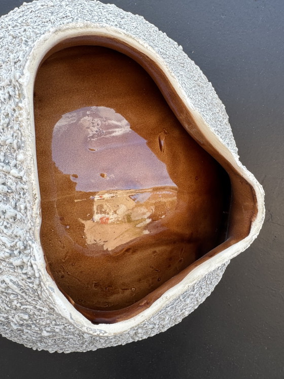 Image 1 of Grande ciotola in ceramica lavica di Vallauris, anni '60