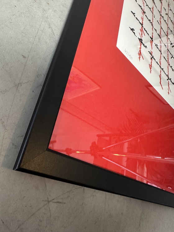 Image 1 of Genummerde zeefdruk - Marcel Van Maele - Gesigneerd