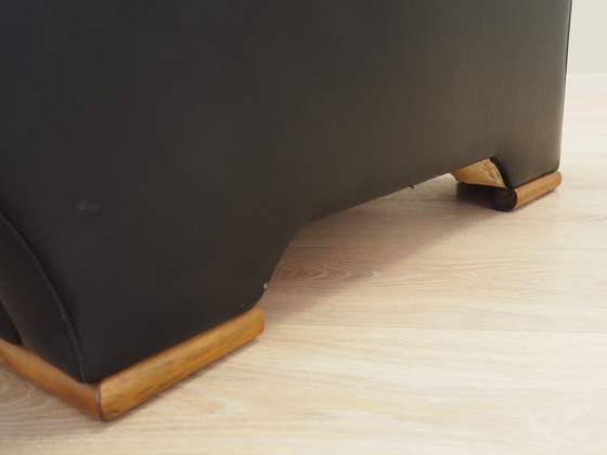 Image 1 of Schwarzer Sessel, Italienisches Design, 1980er Jahre, Produktion: Italien