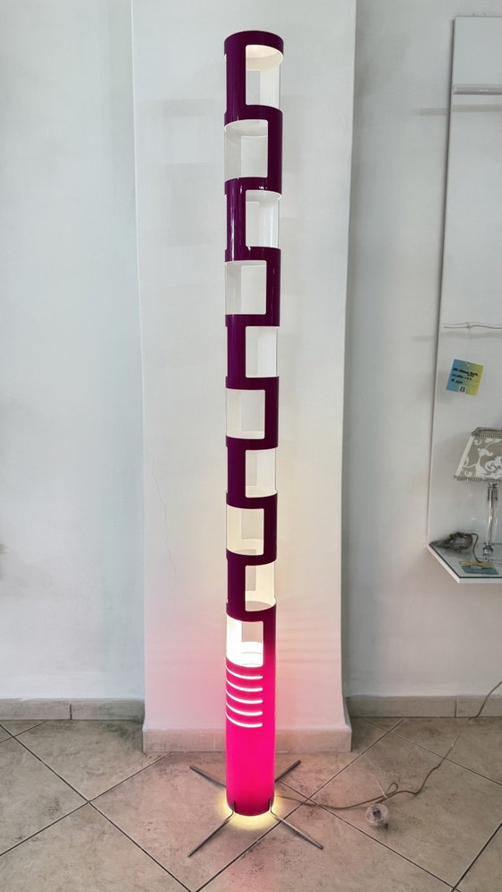 Sama Kundalini vloerlamp van Gregorio Spini 2004 Vintage pop design vloerlamp – Vloerlampen, Metal (photo 5 of 13)