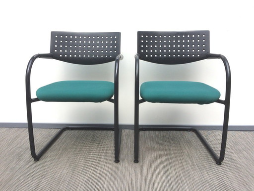 Pair of Visavis Antonio Citterio / VITRA chairs. Vintage 90s
