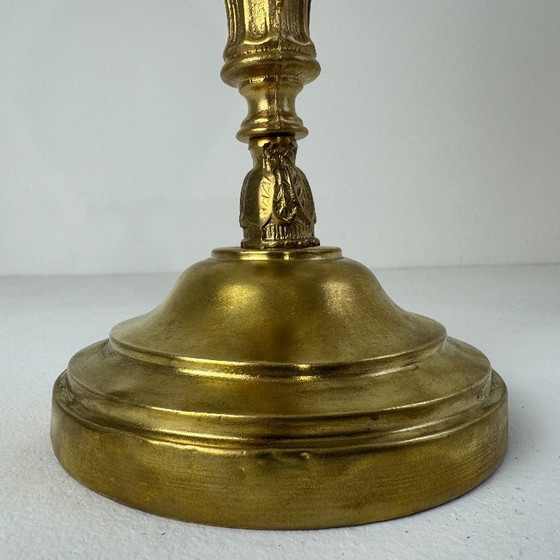Image 1 of ANCIENNE LAMPE A POSER VINTAGE LAITON 