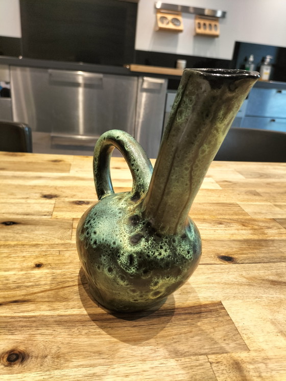 Image 1 of Vintage Signed Ceramic Pitcher