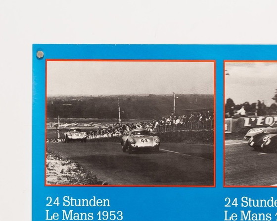 Image 1 of Porsche Geschiedenis 24 uur van Le Mans – 1980 – Originele Vintage Porsche Poster – Vintage – 76x102 cm