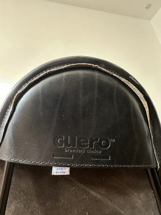 Image 1 of CUERO Leather Butterfly Chair Italian Leather