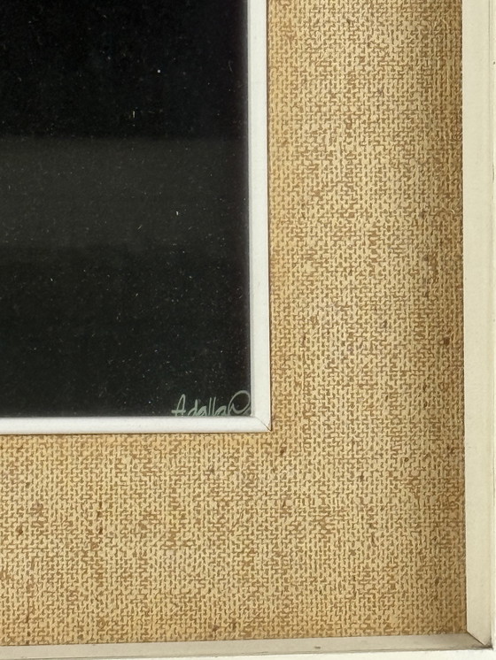 Image 1 of Amleto Dalla Costa, serigrafía original enmarcada, Milán, Italia, años 80