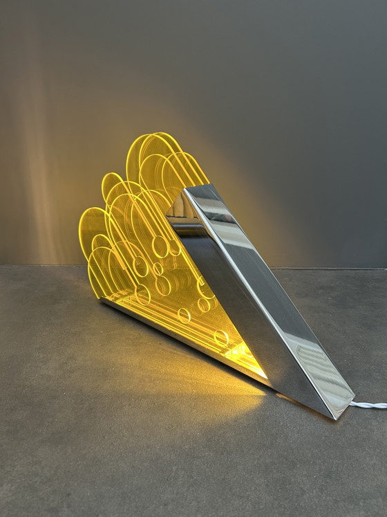 Image 1 of Lampada da tavolo “Pitagora” di Sergio Giobbi per Metalmobili - anni '70
