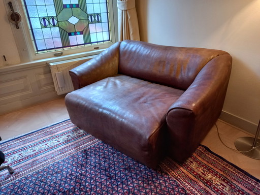 2-Sitzer-Sofa De Sede DS 47. Ausziehbar.