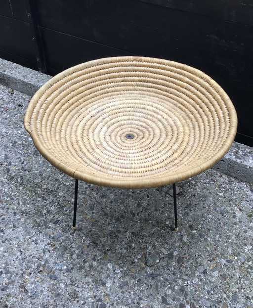 Artimeta, 1950s Storage Basket, Reading Basket