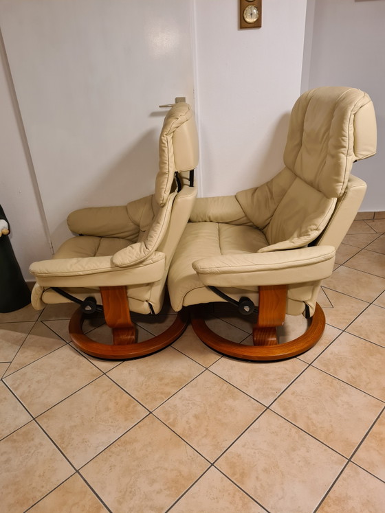 Image 1 of Stressless Relaxsessel Reno 2X L&S Fernsehsessel Ledersessel Top