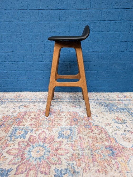 Image 1 of 2x taburetes de bar Erik Buch, Hammel Møbelfabrik, diseño danés