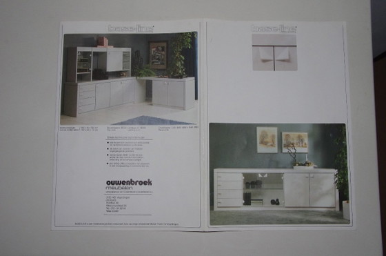 Sideboard Dutch design by Marian Harent for Base Line, Wood, White (photo 11 of 11)