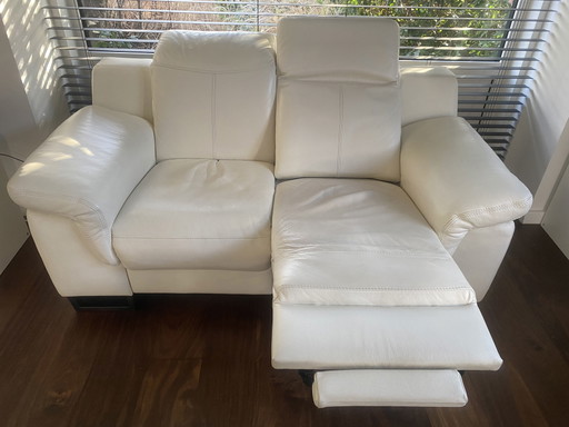 Divano relax di design a due posti in pelle Poels Aphrodite